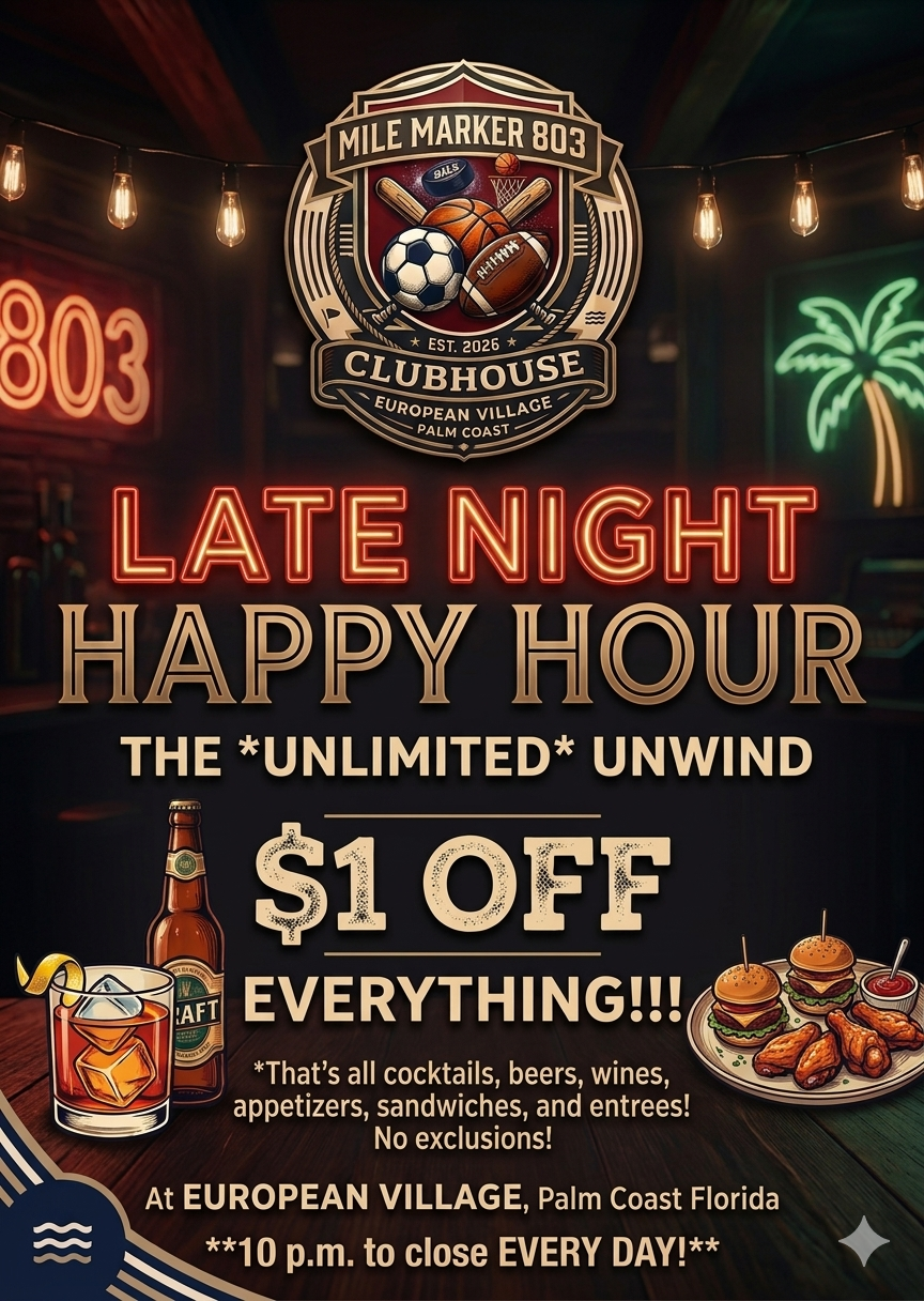 Late Night Happy Hour