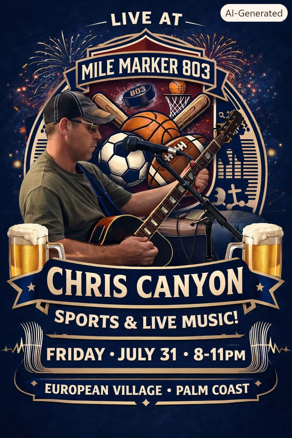 Chris Canyon Solo performance at Mile Marker 803